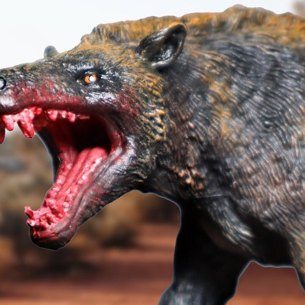 Andrewsarchus "Wild Predator" One of a Kind Repainted Prehistoric Mammal Model