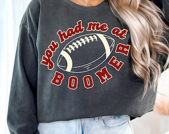 Oklahoma Football Sweatshirt, Comfort Colors Oklahoma, College Game Day Shirt, Boomer Shirt, Oklahoma Coquette, Oklahoma College Shirt