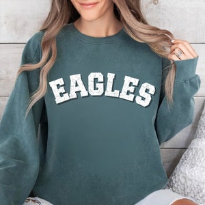 Comfort Colors Eagles Sweatshirt, Eagles Crewneck, Philly Sweatshirt, Philly Shirt,Comfort Colors Philadelphia Shirt,Philadelphia Sweatshirt