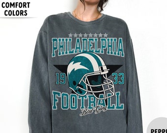 Comfort Colors Philadelphia Football Sweatshirt, Jason Kelce Shirt,Vintage Philadelphia Sweatshirt, Jason Kelce Sweatshirt, Eagle Sweatshirt