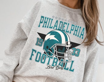 Philadelphia Football Sweatshirt, Jason Kelce Shirt, Vintage Style Philadelphia Sweatshirt, Jason Kelce Sweatshirt, Eagle Sweatshirt