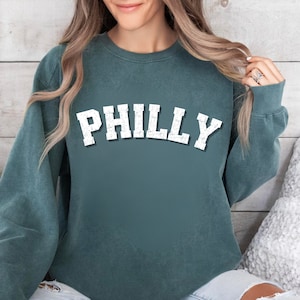 Comfort Colors Eagles Sweatshirt, Eagles Crewneck, Philly Sweatshirt, Philly Shirt,Comfort Colors Philadelphia Shirt,Philadelphia Sweatshirt
