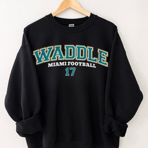 Jaylen Waddle Sweatshirt, Jaylen Waddle Shirt, Miami Football Sweatshirt, Vintage Miami Football Shirt, Miami Football, Miami Football Shirt