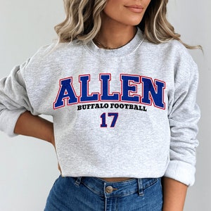 Josh Allen Sweatshirt, Buffalo Football Sweatshirt, Vintage Style Buffalo Sweatshirt, Josh Allen Shirt, Josh Allen Crewneck,Buffalo Crewneck
