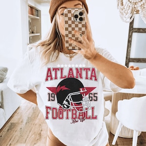 Comfort Colors Atlanta Football Shirt, Vintage Falcon Football Shirt, Retro Atlanta Football Shirt, Falcon Football Gift, Atlanta Sweatshirt