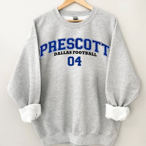 Dak Prescott Sweatshirt, Dak Prescott Shirt, Dallas Football Sweatshirt, Cowboys Sweatshirt, Dallas Football Shirt, Dallas Crewneck