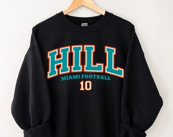 Tyreek Hill Sweatshirt, Tyreek Hill Shirt, Miami Football Sweatshirt, Vintage Miami Football Shirt, Dolphin Football Shirt