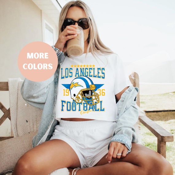 LA Charger Football Crop Top, LA Charger Football Shirt, La