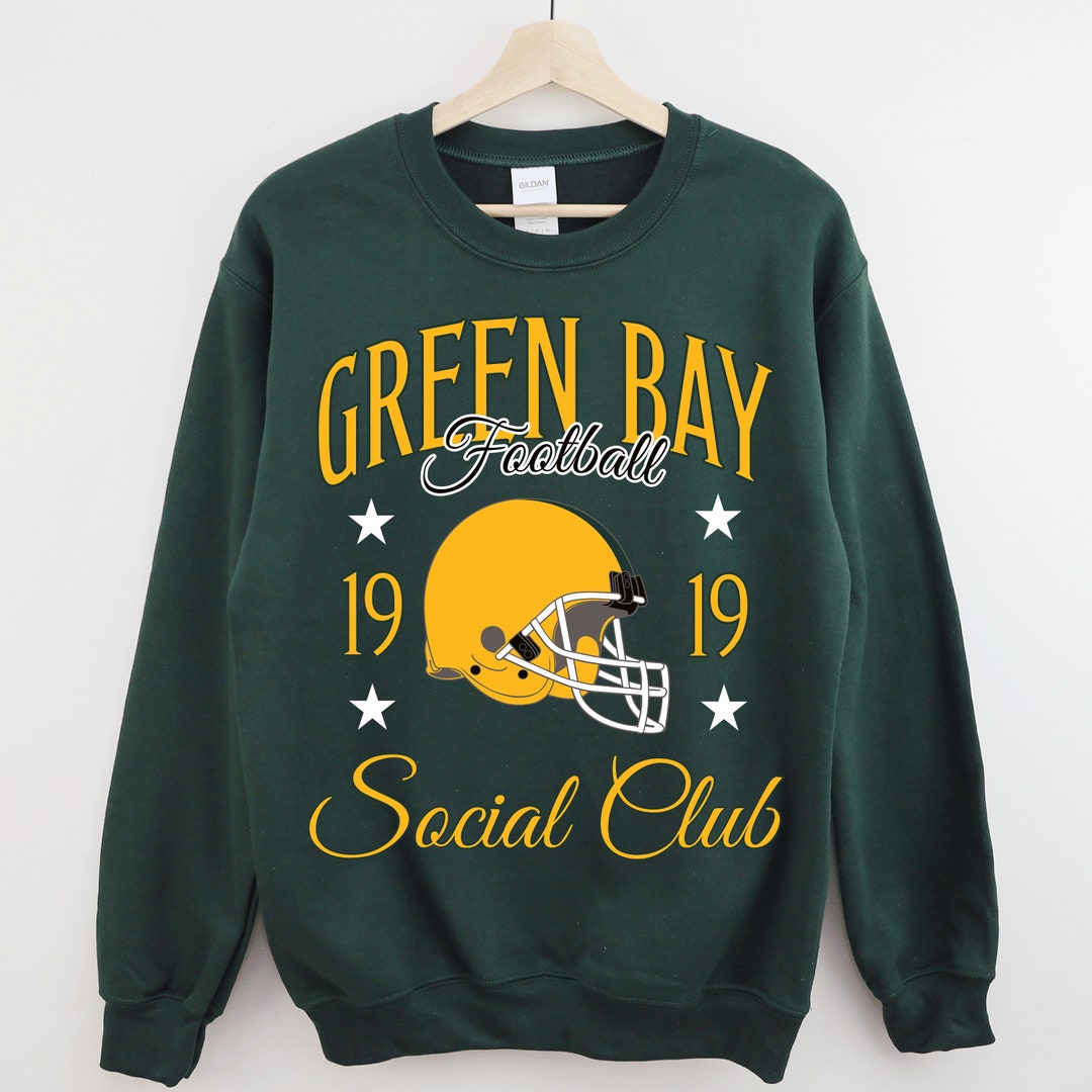 Green Bay Football Sweatshirt, Packers Crewneck, Vintage Green Bay