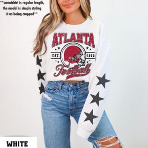 Atlanta Football Sweatshirt, Vintage Falcon Football Crewneck, Retro Atlanta Football Shirt, Falcon Football Gift, Atlanta Sweatshirt