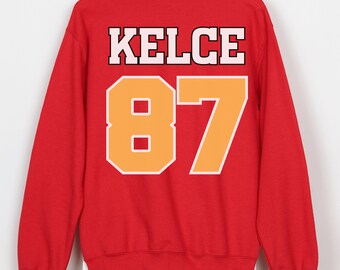 Travis Kelce Football Crewneck, Travis Kelce Sweatshirt, Gift for