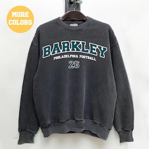 Comfort Colors Saquon Barkley Sweatshirt, Saquon Barkley Shirt, Philadelphia Football Sweatshirt, Philly Sweatshirt, Eagle Sweatshirt