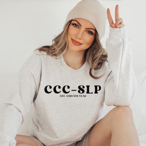 Custom speech therapist sweatshirt, SLP, Speech Language Pathologist Therapist Gift Sweatshirt, gift for SLP, gift for speech therapist