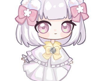 Cute Chibi Anime Art Commission for Twitch /  Youtube / Discord / streamers! Fan art/ OC