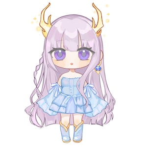 Cute Chibi Anime Art Commission for Twitch /  Youtube / Discord / streamers! Fan art/ OC