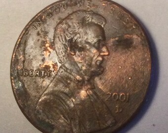 2001 D US Penny errors