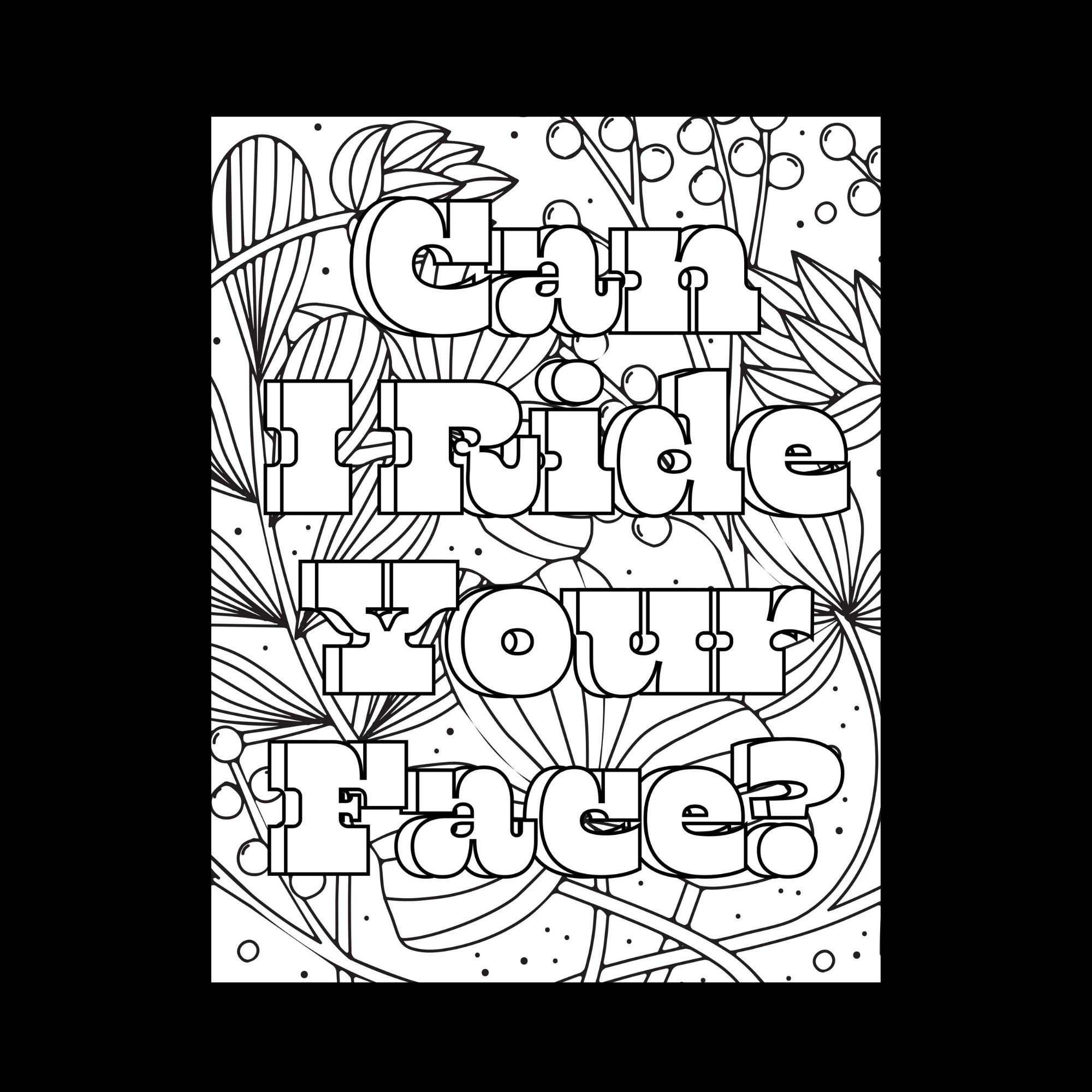 Maybe Swearing Will Help Adult Coloring Book Set - Coloring Books