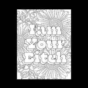 10 Printable Adult Coloring Pages - Etsy Canada