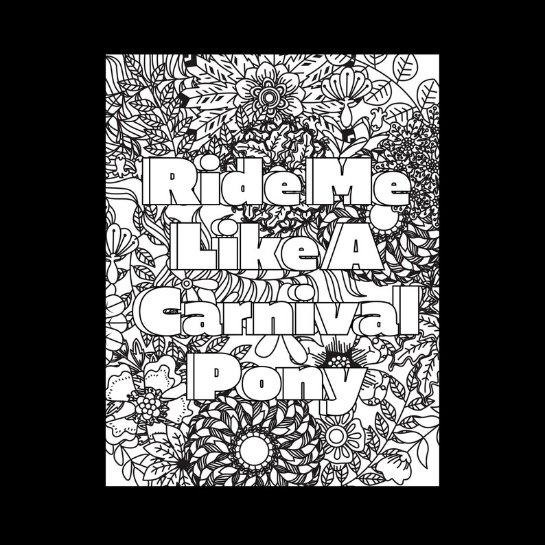 10 Naughty Adult Coloring Pages - Etsy