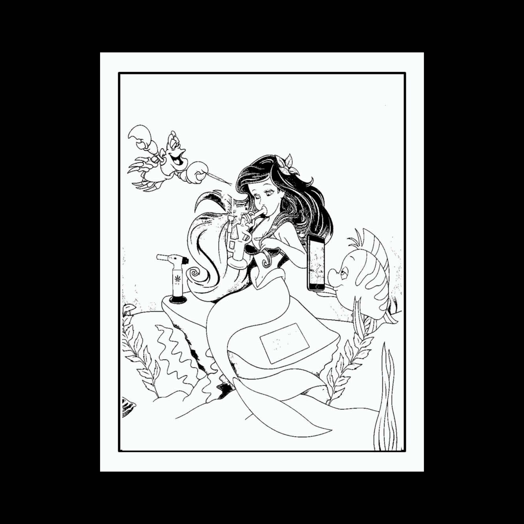 Cartoon Princesses Adult Coloring Pages -  Israel