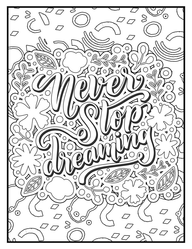 10 Printable Coloring Pages for Adults Motivational Inspirational 10 Printable Coloring Pages for Adults Motivational Inspirational