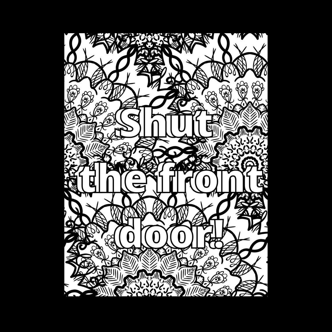 10 Printable Adult Coloring Pages for Destressing Etsy