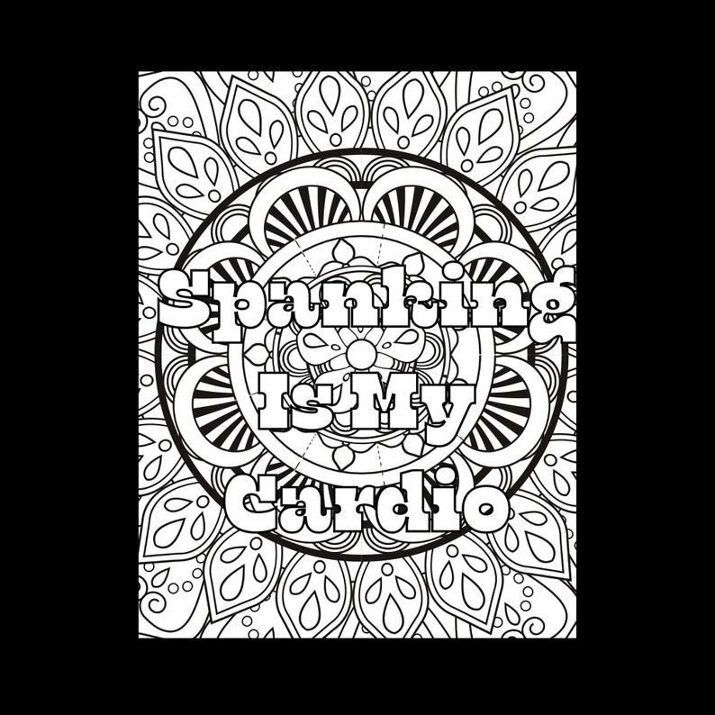 5 Naughty Adult Coloring Pages - Etsy