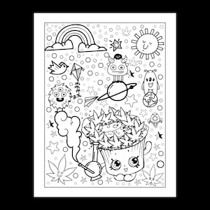 10 Adult Doodles for Coloring