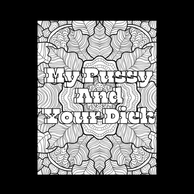 10 Naughty Adult Coloring Pages - Etsy