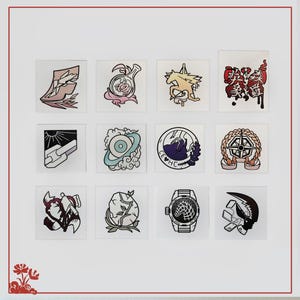 Limbus Company Symbols DTF Transfer Stickers