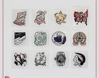 Limbus Company Symbols DTF Transfer Stickers