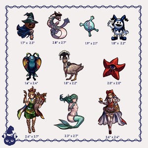 10 Demon Stickers | Shin Megami Tensei | Persona |