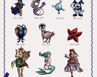 10 Demon Stickers | Shin Megami Tensei | Persona |
