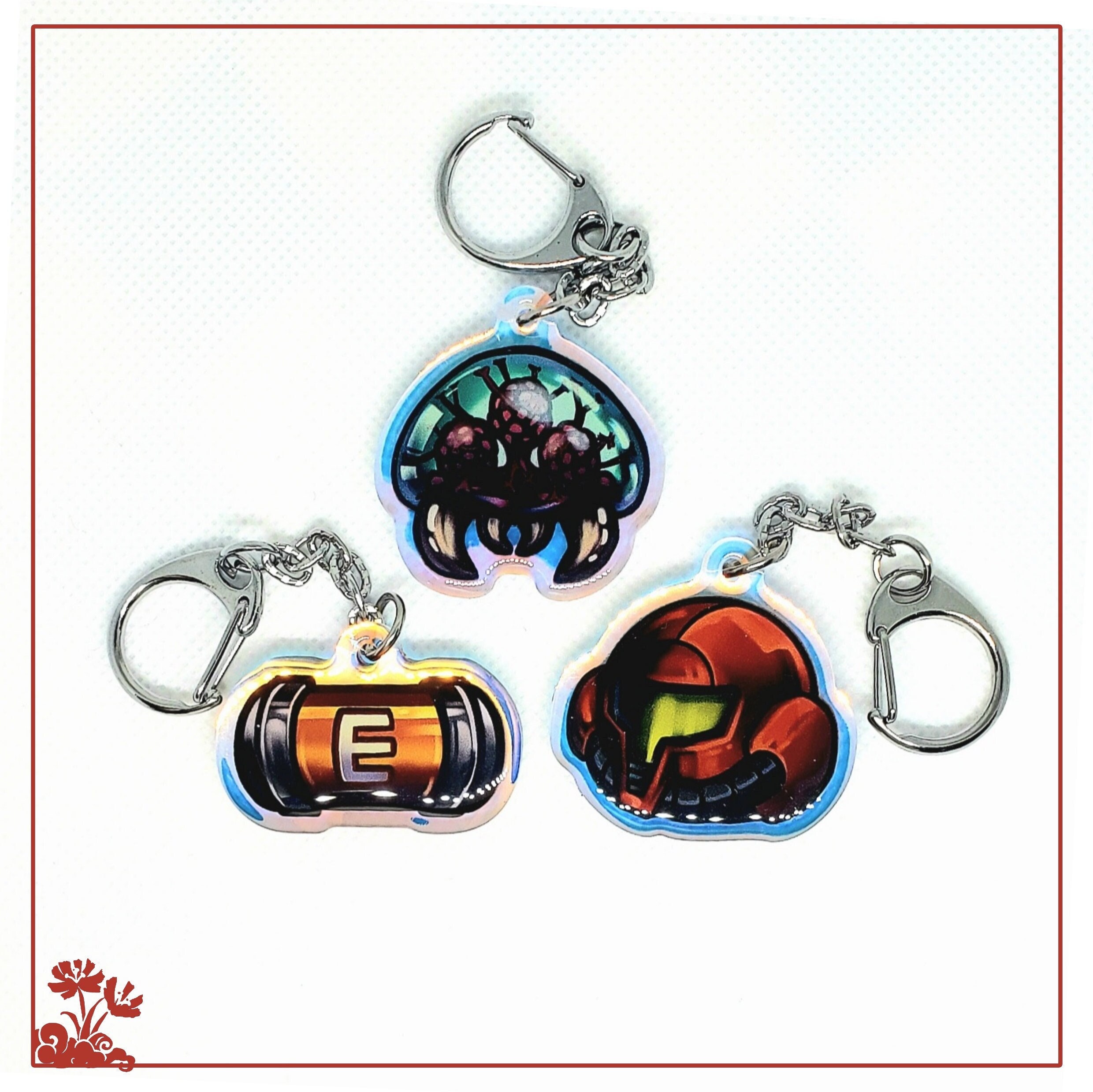 Metroid Keychain