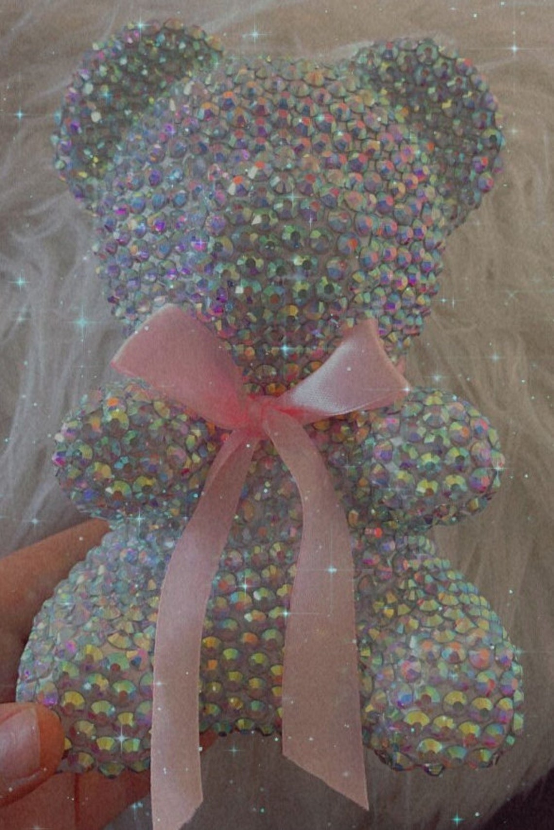 Rhinestone bear Etsy