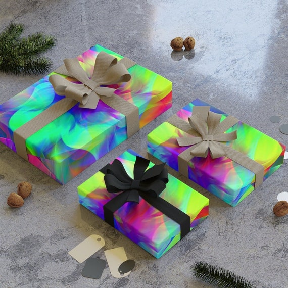 Rainbow Wrapping Paper, Colorful Wrapping Paper, Playful Wrapping Paper,  Candy Wrapping Paper, Fancy Wrapping Paper, Rainbow Gift Wrap 