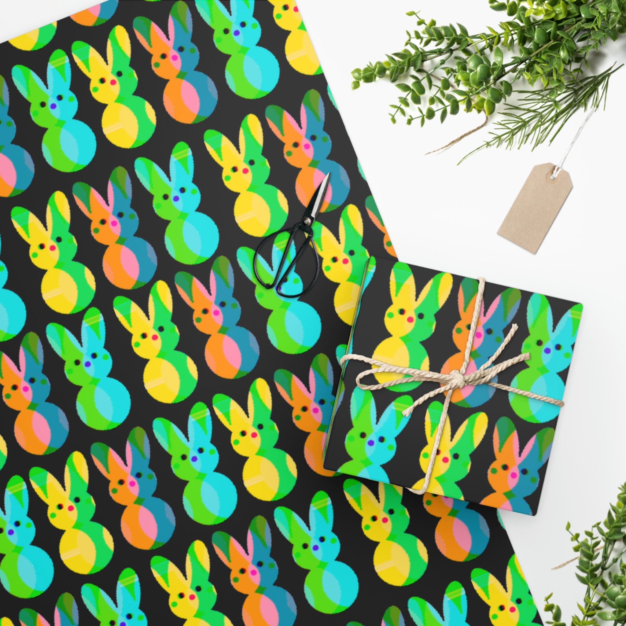 Easter Gift Wrap, Easter Wrapping Paper, Easter Bunny Gift Wrap, Happy  Easter Gift Wrap, Cute Easter Bunny Gift Wrap 