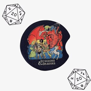 Dungeons and Dragons, Fantasy, Set of 2, Car Coasters