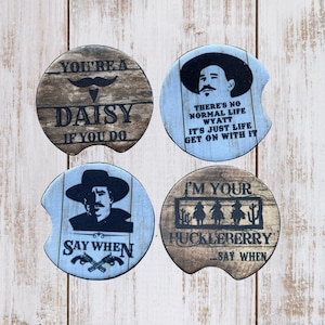 Tombstone,I'm Your Huckleberry Car Coasters