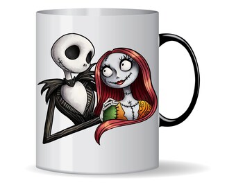 Jack and Sally, Nightmare Christmas, Coffee Mug