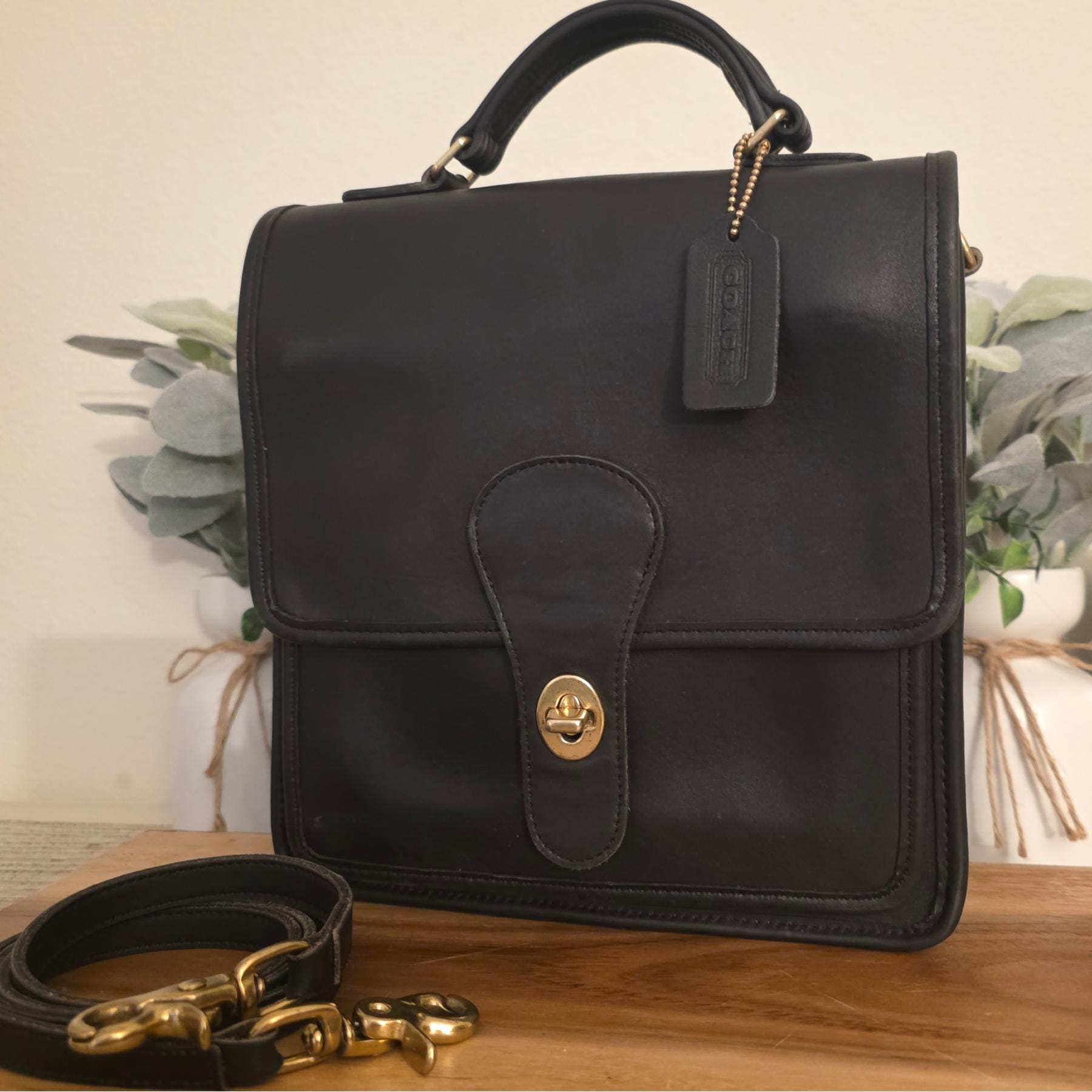 Vintage coach station bag - Etsy 日本