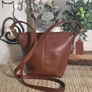 Vintage Coach British Tan MacDougal Zip 4130