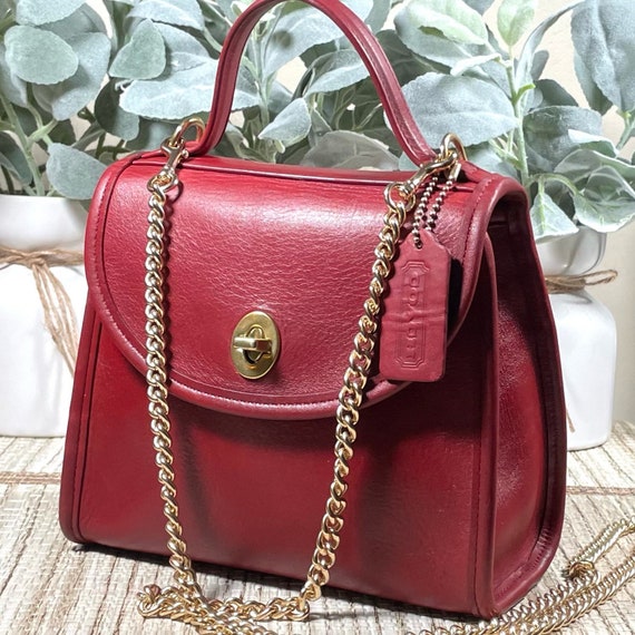 Vintage Coach Red Regina Bag 9983 - Gem