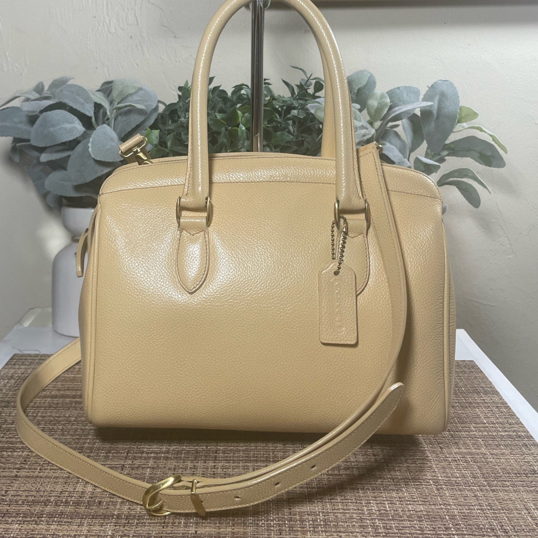 Coach Sierra (Large Nude), Women's Fashion, Bags & Wallets, Purses &  Pouches on Carousell