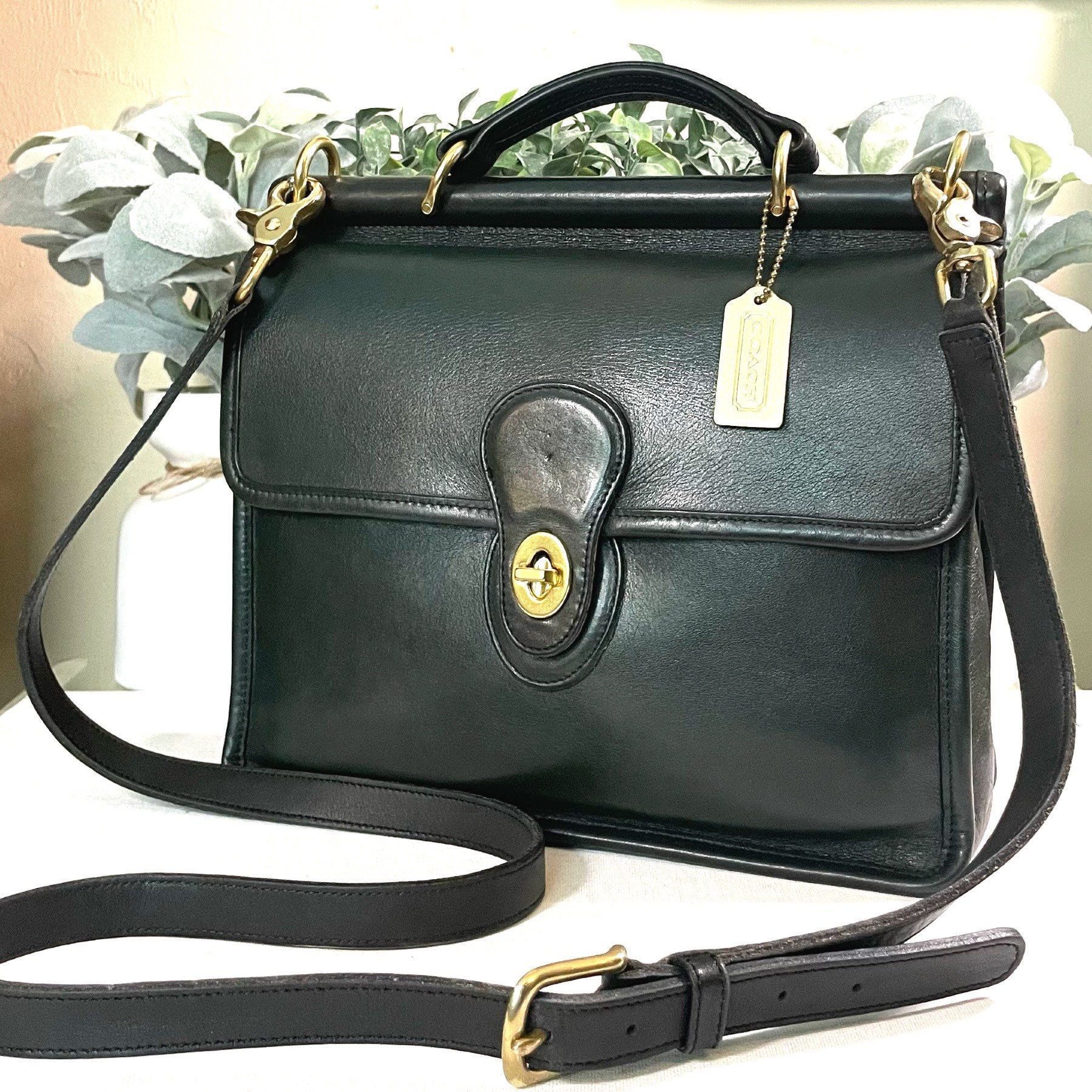 Vintage Coach Bottle Green Willis Bag 9927 - Etsy Vintage Coach Bottle Green Willis Bag 9927 - Etsy