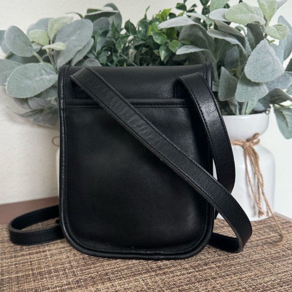 Vintage Coach Black Small Sidepack 9978 - image 2