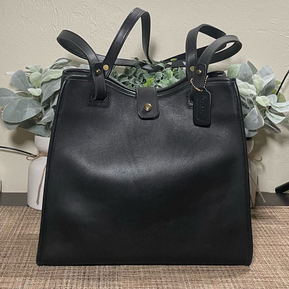 Rare Vintage Coach Black Dover Bag 9900 