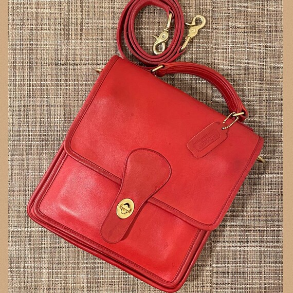 Vintage Coach Original Red Mini Bag 