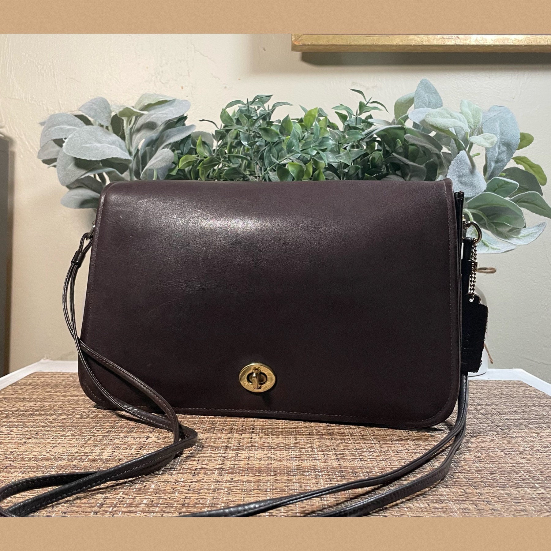 Coach 75TH Anniversary Re-Edition Penny Black and Tan Crossbody