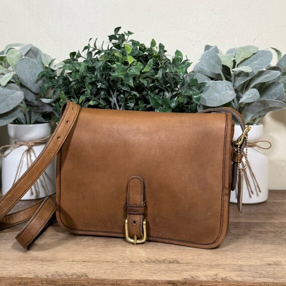 Vintage Coach mini Leather Porch Brown Vintage Coach mini Leather Porch Brown